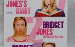 3 x dvd The Bridget Jones Collection suomitekstit
