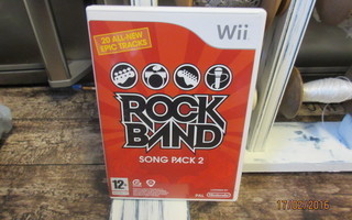 Wii Rock Band Song Pack 2 CIB