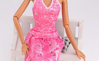 80 B .. Käsintehty Kaunis Party Hame .. Barbie Ym..