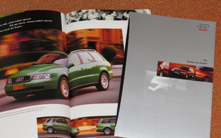 1996 Audi A4 PRESTIGE esite - suom -  KUIN UUSI - 56 sivua