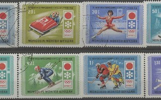 Olympia Sapporo 72 - Mongolia merkkejä o