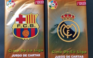 2011 Barcelona & Real Madrid avaamattomat pussit