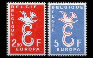 Belgia 1117-8 ** Europa (1958)