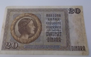 20 dinar v.1936