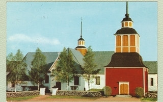 Postikortti: Närpiön kirkko 1960-luvulla