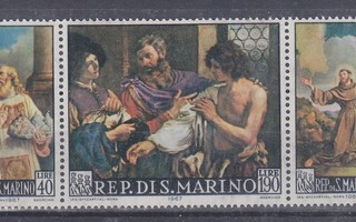 San Marino 1967 Uskonto aiheinen rivilö