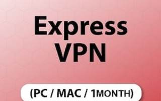 ExpressVPN, PC/Mac, 1 laite, 1 kuu, Lisenssi