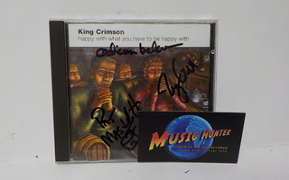 KING CRIMSON - HAPPY WITH.. CD KOLMELLA NIMMARILLA