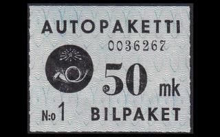 AP_4 ** Autopaketti 50 mk (1949)