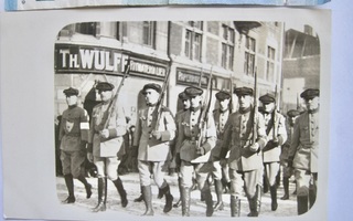 VANHA Valokuva Suojeluskunta n. 1919 Helsinki