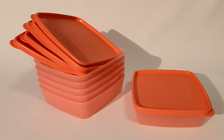 Tupperware Pakastusrasia 6 x 0,25 ltr oranssiset