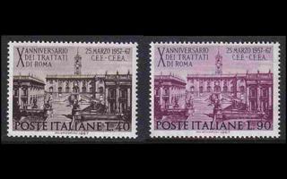 Italia 1221-2 ** Rooman sopimukset 10v (1967)