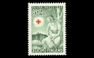 361 ** Punainen risti 5mk+2mk (1949)