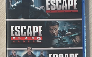 Escape Plan Trilogia (2013-2019) Sylvester Stallone (UUSI)