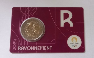 Ranska 2024 2 euro Pariisin Olympialaiset kortissa R