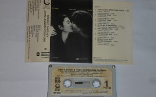 C-kasetti - JOHN LENNON/YOKO ONO - Double Fantasy - 1980 EX+