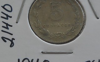 ARGENTINA  5 Centavos  v.1940    KM#34  Circ.