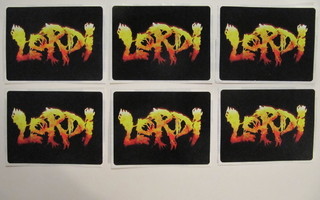 Lordi 6 kpl tarroja Ozzfest 2007