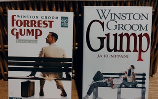 Forrest Gump+ Gump ja kumppani -kirjat