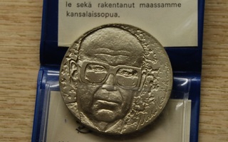 10 Markkaa 1975 Urho Kekkonen , hopea