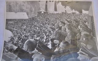VANHA Valokuva Natsi Saksa Olympia 1936 Hitler Garmisch