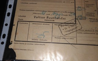 Kausala VR Asemaleima 1939 PK150/4