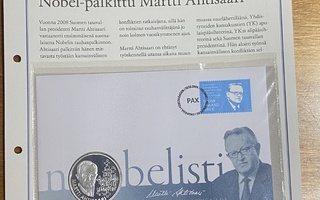 RAHAKIRJE NOBEL-PALKITTU MARTTI AHTISAARI