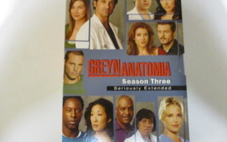 DVD GREYN ANATOMIA 3. TUOTANTOKAUSI