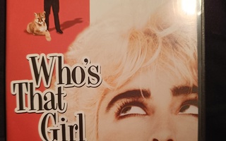 Who's that girl  (1987) DVD Suomijulkaisu