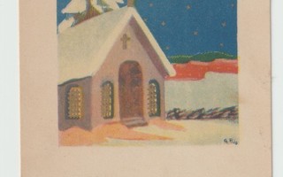 Gunnar Forssrtöm: Kirkko , luminen maisema  (T)