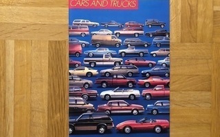 Esite Chevrolet Cars and Trucks 1987. GM USA