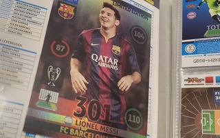 Lionel Messi kortteja 3 kpl  kaikki limited edition