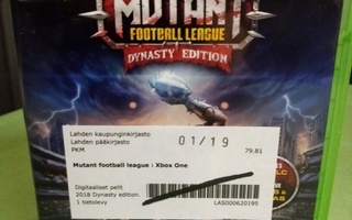 XBOX ONE : MUTANT FOOTBALL LEAGUE : DYNASTY EDITION