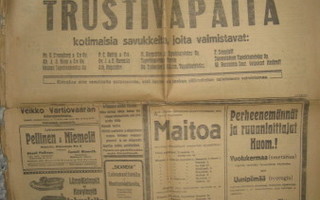 Sanomalehti  Uusi Suometar 17.3.1917