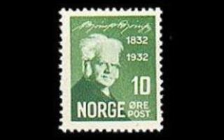 Norja 163 ** Björnstjerne Björnson 10 öre (1932)