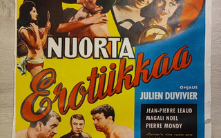 Elokuvajuliste NUORTA EROTIIKKAA (1961) 60x40 cm