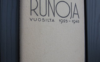 Mika Waltari : Runoja 1925-1945 (signr, numeroitu,KANSIPAPER
