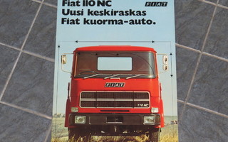 1978 Fiat 110 NC  kuorma-auto esite - suom -24 sivua