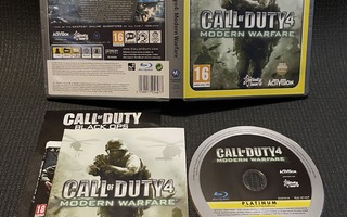 Call of Duty 4 Modern Warfare Platinum PS3 - CiB