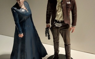 Star Wars figuureja Leia ja Han