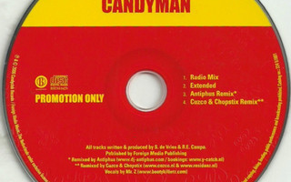 Steff Da Campo – Candyman PROMO CD-Single