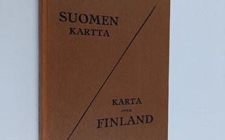 Suomen kartta = Karta över finland