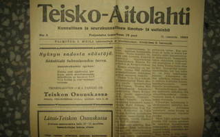 Sanomalehti: Teisko-Aitolahti 2kpl