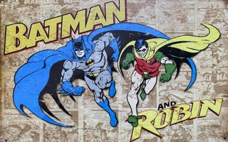 Kyltti Batman and Robin