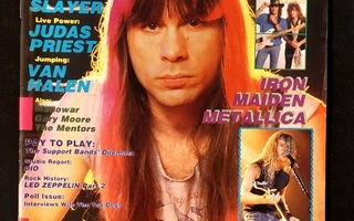 Metal Hammer 1987  - Iron Maiden , Van Halen , Slayer