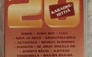 VHS 20 SUOSIKKIA - SUOMI - ROCK,   20 KARAOKE HITTIÄ