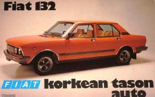 1979 Fiat 132 esite - suom - KUIN UUSI