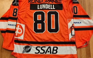 HPK - Game worn, 2x Lundell