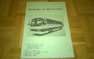 Esite/analyysi Mercedes-Benz O 303 linja-auto, 1985