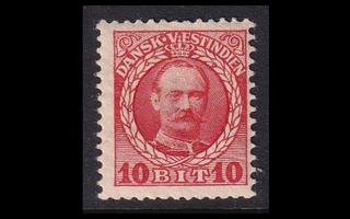 Tanskan Länsi-Intia 42 * Frederik VIII 10 bit (1907)